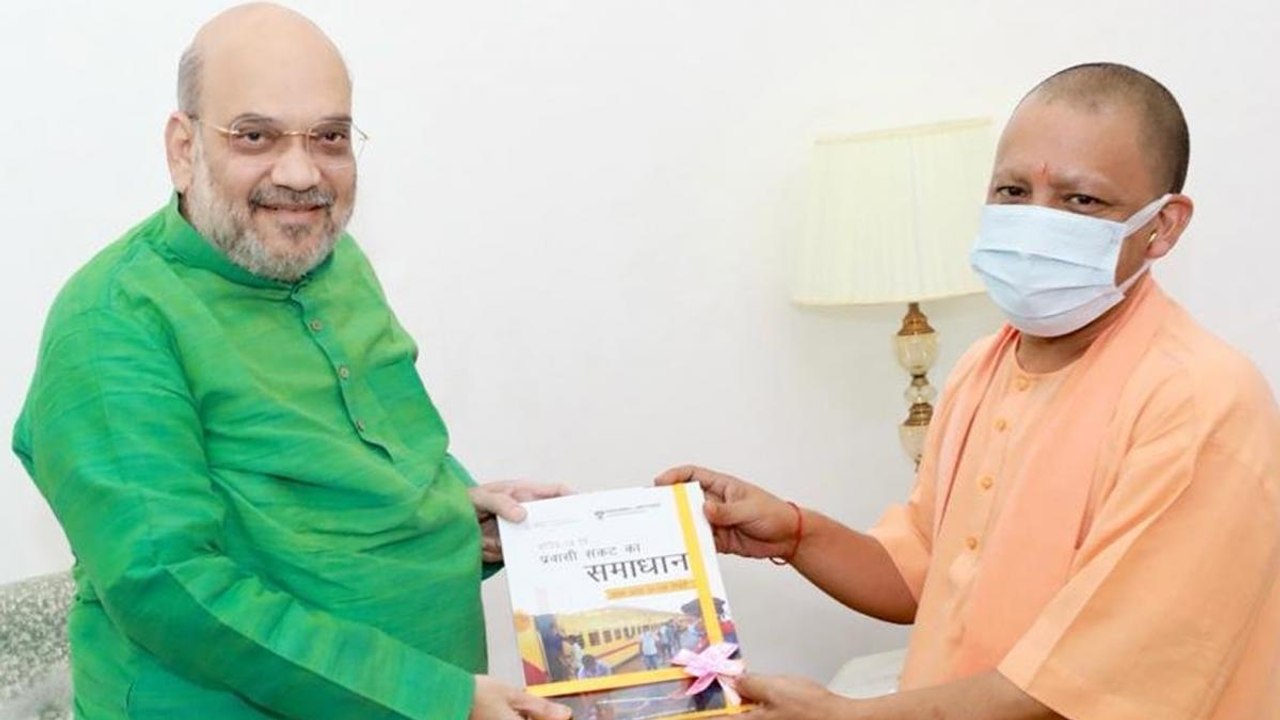 CM Yogi meets Amit Shah in Delhi, meeting with...