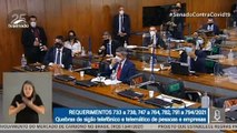 CPI DA COVID (10/6): Presidente Aziz e senador Marcos Rogério batem boca sobre quebra de sigilo