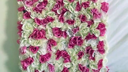 Diy Affordable Flower Wall | Dollar Tree Flowers