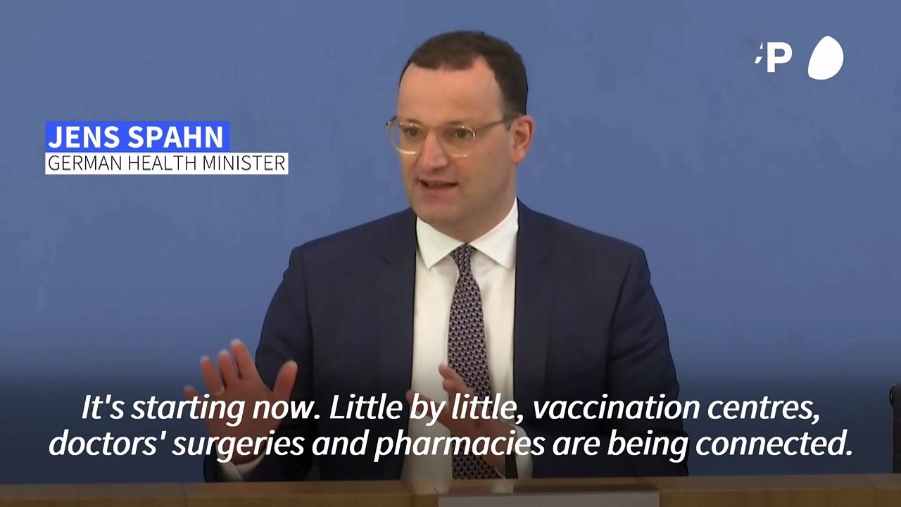 German health minister announces gradual launch of digital vaccination certificate