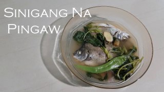 How to Cook Sinigang na Pingaw