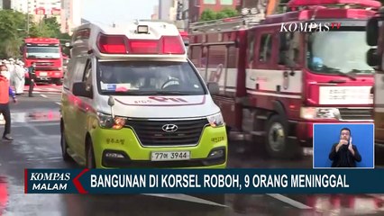 Gedung 5 Lantai Roboh di Gwangju Korsel, 9 Orang Meninggal