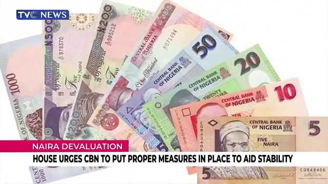 House of Reps urges CBN to put proper measures in place to aid Naira stability