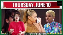 CBS The Bold and the Beautiful Spoilers Thursday, June 10 - B&B 6-10-2021