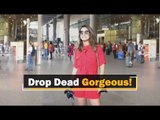 Spotting Stars : Actor Hina Khan Spotted At Mumbai Airport In Red Playsuit | OTV News