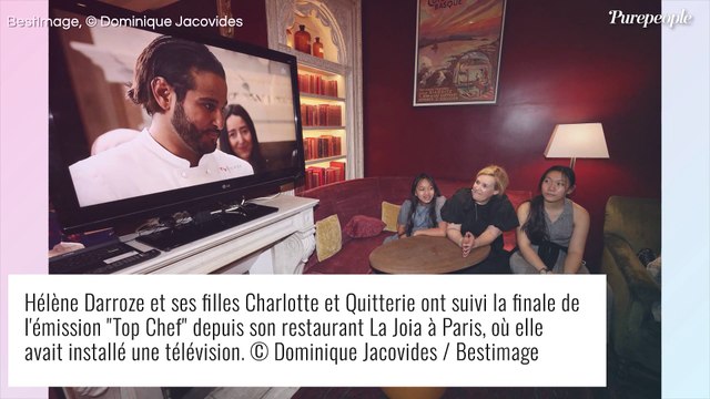 Hélène Darroze : Soirée Top Chef au restaurant, avec ses filles Charlotte et Quitterie