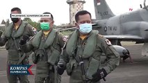 Latihan Tempur Jalak Sakti Pesawat Tempur Singgahi Lanud Palembang