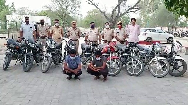 Nine stolen bikes seized from the possession of bounty accused absconding in attempt to murder