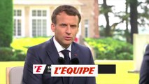 Les messages d'Emmanuel Macron avant l'Euro - Foot - Bleus