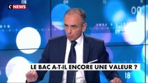 Eric Zemmour : «Depuis 15 ans, 10 ans, le bac ne vaut plus rien, tout le monde le sait […] C’est le résultat de politique démocratique et non plus méritocratique»