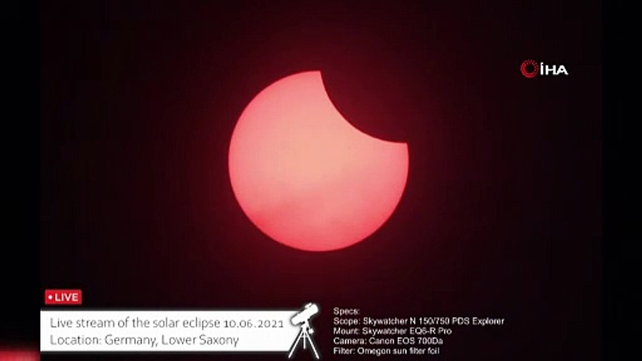 'Ateş Çemberi' olarak adlandırılan Güneş tutulması gerçekleşti