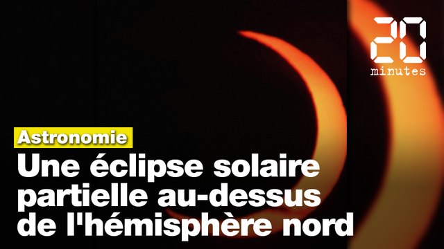 Une éclipse solaire partielle a eu lieu au-dessus de l'hémisphère nord