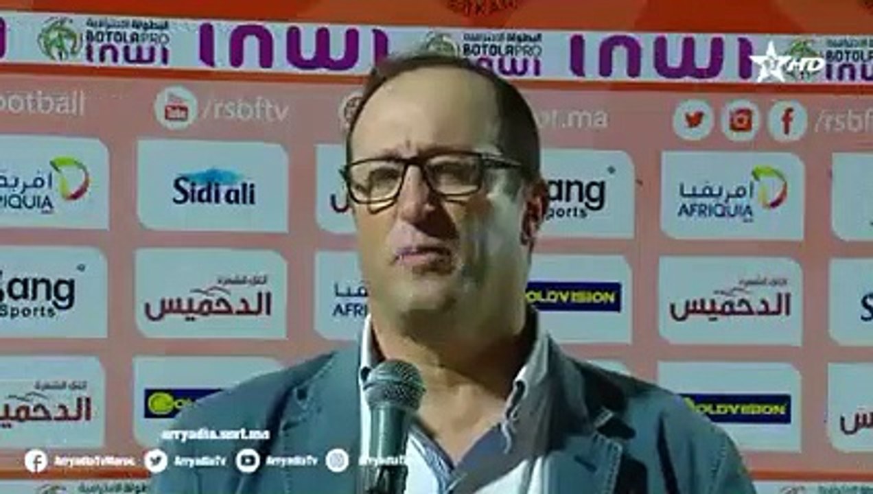 بيدرو_بنعلي مدرب #نهضة_بركان بعد التعادل أمام #يوسفية_برشيد "