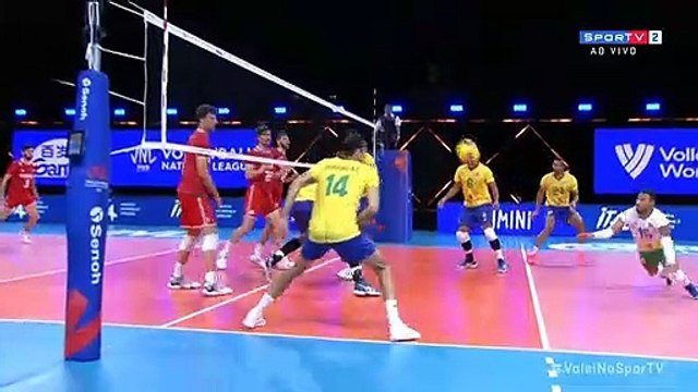LIGA DAS NAÇÕES DE VÔLEI MASCULINO: 3 BRASIL X 0 BÚLGARIA - 10/06/2021