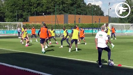 Équipe de France  : le duo Kylian Mbappé-Olivier Giroud brille à l'entraînement
