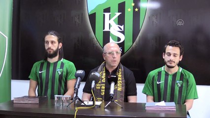 KOCAELİ - Kocaelispor, Mevlüt Çelik ve İlyas Kubilay Yavuz'u kadrosuna kattı