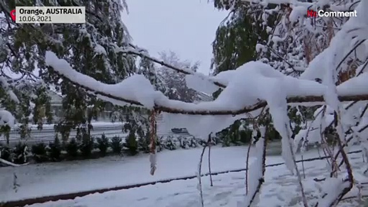 L'Australie sous la neige