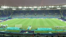ROMA - A Milli futbol takımı, İtalya maçı hazırlıklarını tamamladı