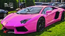 تيربو المشاهير-سيارات باللون الوردي