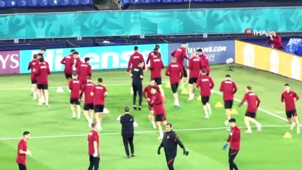 A Milli Takım, EURO 2020 öncesi son idmanını yaptı