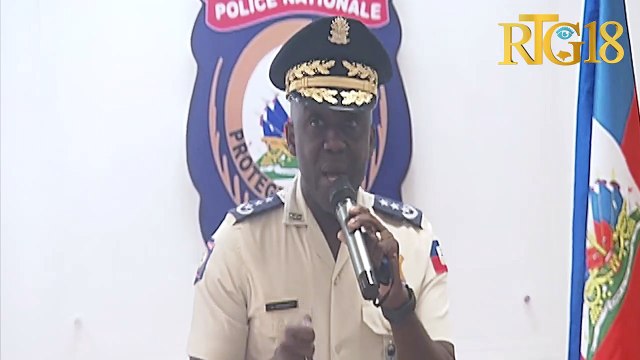 Léon Charles direktè jeneral a i PNH la mande sipò popilasyon an pou fasilite polisye yo konbat gang