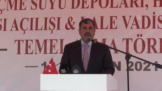 Muş Belediye Başkanı Asya, Lale Vadisi Parkı İkinci Etap Temel Atma töreninde konuştu
