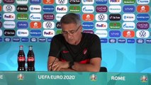 ROMA - Şenol Güneş, İtalya maçına ilişkin soruları yanıtladı (1)