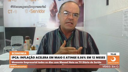 Momento Empresarial: IPCA: inflação acelera em maio e atinge 8,06% em 12 meses
