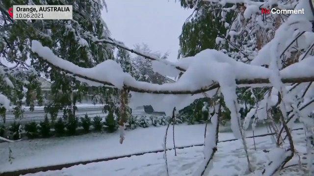 В Австралию пришла снежная зима