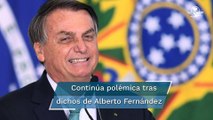 Bolsonaro se burla de Fernández y Maduro; para ellos 