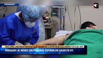 Paraguay al menos 200 personas esperan un lugar en UTI