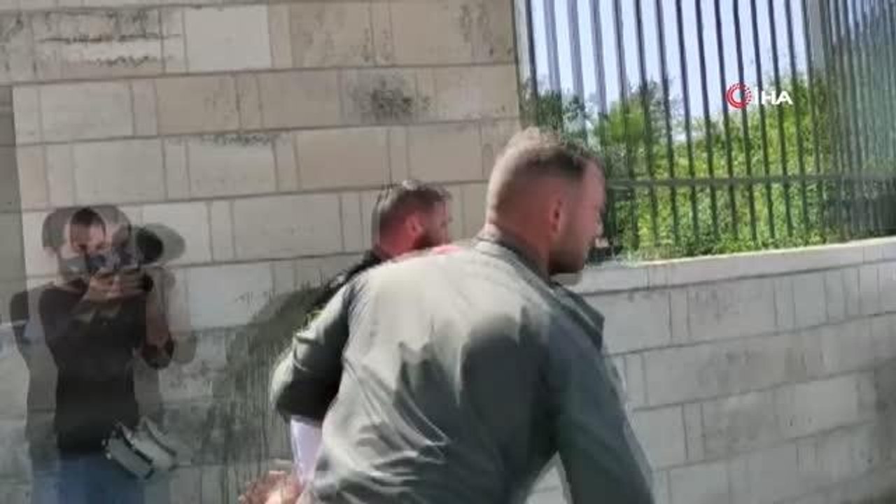 Son dakika haber: Kudüs'te İsrail mahkemesi önünde İsrail güçleri ve Filistinliler arasında arbede: 1 gözaltı, 2 yaralı
