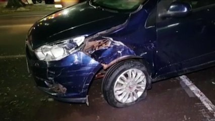 Captiva e Siena se envolvem em acidente na Rua Paraná, no Centro