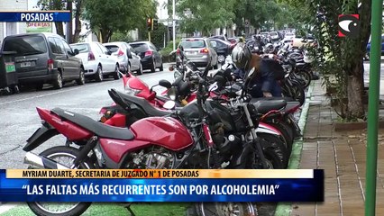 “Las faltas más recurrentes son por alcoholemia”