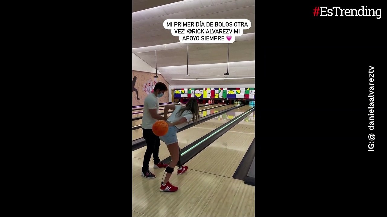 Daniella Álvarez volvió a jugar bolos tras la amputación de su pierna