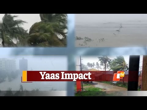 Watch: #CycloneYaas Bearing Down On Odisha’s Bhadrak & Balasore | OTV News