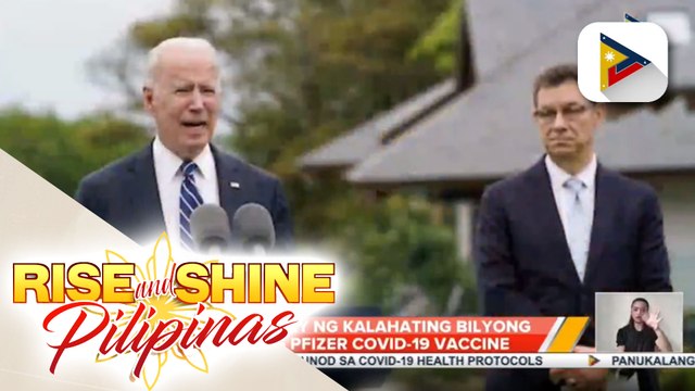 US, mamimigay ng kalahating bilyong doses ng Pfizer COVID-19 vaccine