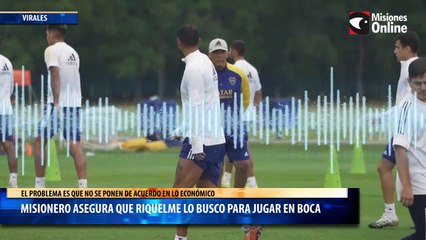 Misionero asegura que Riquelme lo busco para jugar en Boca