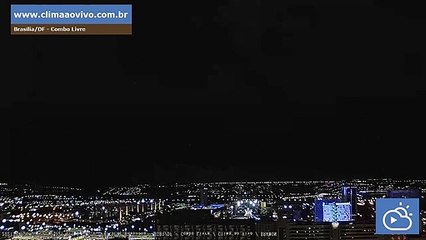 Câmera registra vários raios em Brasília_DF - 26_04_21