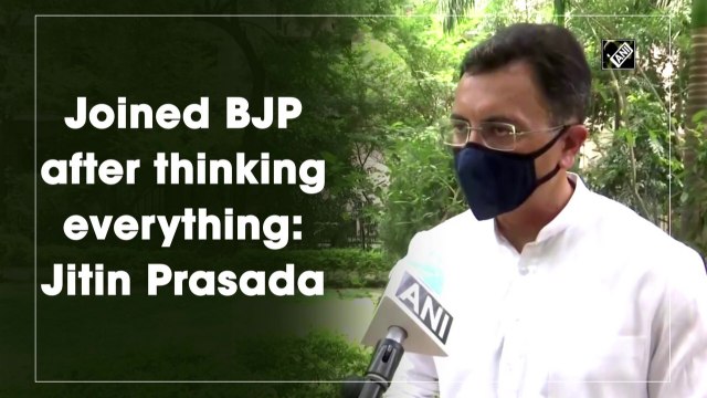 Joined BJP after thinking everything: Jitin Prasada
