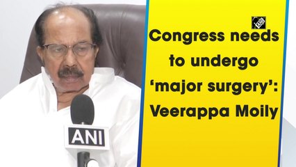 Download Video: Congress needs to undergo ‘major surgery’: Veerappa Moily