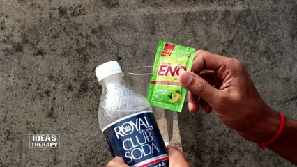 EXPERIMENT ENO Vs Soda Water Mixing | Very Interesting Reaction | Ideas Therapy