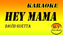 Karaoke - Hey Mama (ERS REMIX) - David Guetta - Instrumental Lyrics Letra