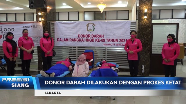 Sambut Hari Bhayangkara, Mabes Polri Gelar Aksi Donor Darah