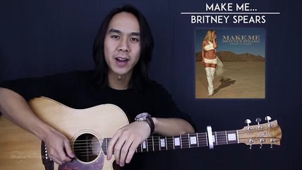 Make Me - Britney Spears Guitar Tutorial Lesson Chords + Cover