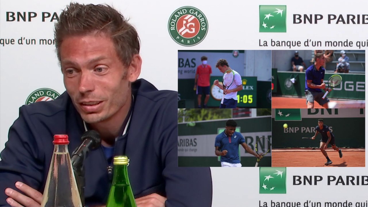 Roland-Garros 2021 - Nicolas Mahut "Si nos 4 Juniors ont besoin, on est là, on est à l'heure écoute"