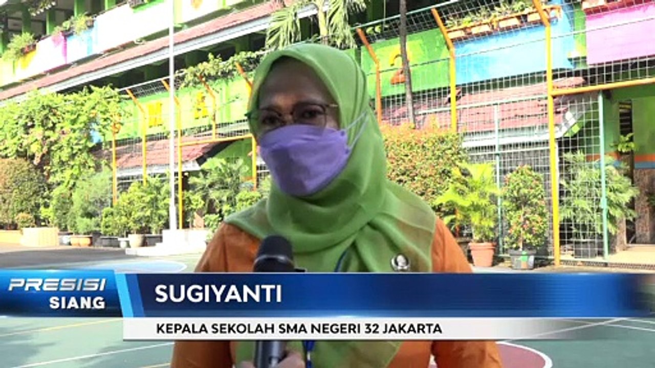 SMAN 32 Jakarta Uji Coba Sekolah Tatap Muka Tahap 2