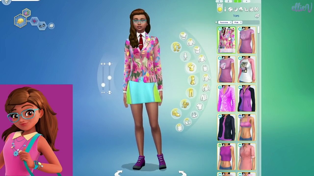 Lego Friends Olivia As A Sim (Finally)! Sims 4 Create A Sim