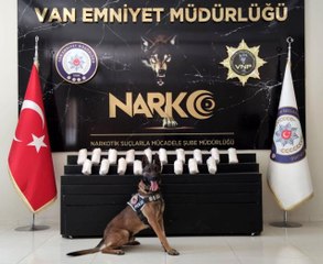 Bobi'nin katıldığı operasyonda 10 kilo metamfetamin ele geçirildi