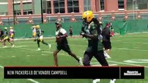 New Packers LB De'Vondre Campbell at Minicamp